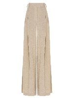 Pantalone a palazzo sabbia