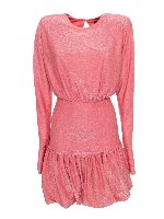 Abito con scollo a goccia rosa