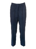 Pantalone blu vita elasticizzata