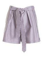 Shorts in lana e seta