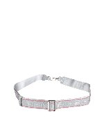 Tracolla Logomania argentata