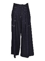 Jeans gamba larga blu scuro