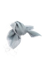 Foulard azzurro con stampa logo