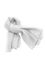 Foulard con logo grigio