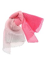 Stola fucsia rosa e grigia lame