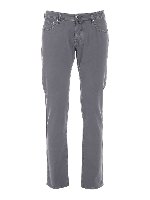 Pantalone 5 tasche grigio