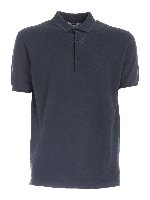 Polo filo spugna blu