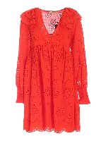 Abito in sangallo rosso