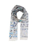 Sciarpa Sardegna bianca