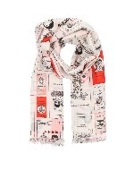 Sciarpa Cupido bianca