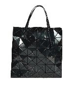 Borsa shopper pattern geometrico verde scuro