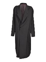 Cappotto loose fit grigio scuro