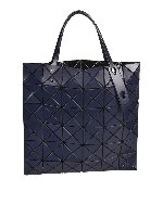 Borsa shopper pattern geometrico blu navy