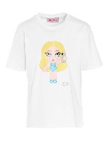 T-shirt Mascotte bianca
