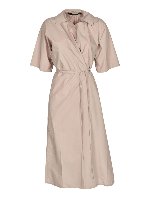 Vestito scollo a V color Desert