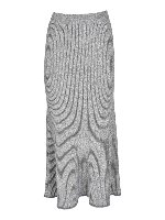 Gonna lunga colore Blue Mouline