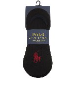 Set 3 paia calzini neri con logo rosso