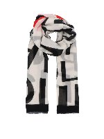 Sciarpa Values bianca