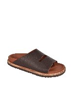 Sandali apertura a fessura color coffee