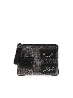 Pochette multicolor con logo