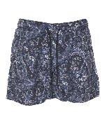 Boxer da mare blu con stampa Paisley
