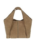 Borsa a spalla beige piccola