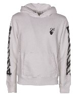 Felpa Spray Marker bianca