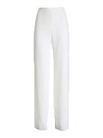 Pantalone vita alta bianco