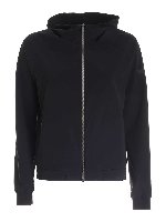 Giacca nera con patch logo