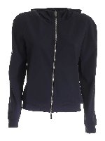 Giubbino blu scuro con logo