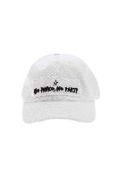 Cappello bianco con patch logo