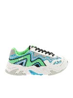 Sneakers bianche con dettagli multicolor