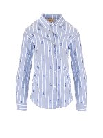 Camicia GG ancora azzurra Gucci Kids