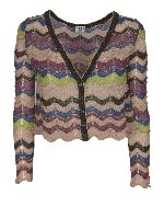 Cardigan chevron beige