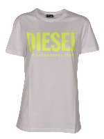 T-shirt T-Diego bianca e fluo