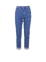 Jeans farfalla in blu Gucci Kids