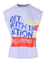 Top Corita Kent color Tender Blue