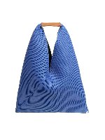 Borsa Japanese in mesh bluette