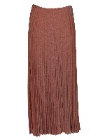 Gonna plisse arancione