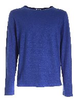 T-shirt maniche lunghe blu