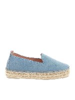 Espadrillas azzurre scamosciate