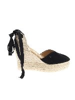 Espadrillas alte nere scamosciate