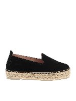 Espadrillas nere in suede