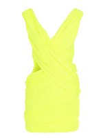 Abito drappeggiato giallo