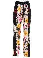 Pantaloni joggers patchwork multicolor
