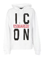 Felpa con cappuccio Icon bianca
