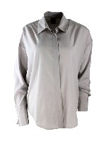 Camicia in seta grigia