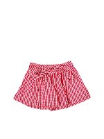 Short a quadretti fucsia e bianchi