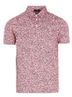 Polo stampa floreale rossa