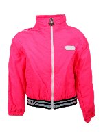 Giubbino fucsia con logo